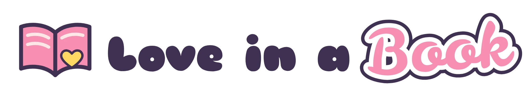 The Love in a Book wordmark