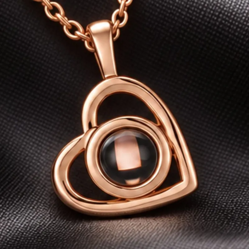 Close-up in rose gold